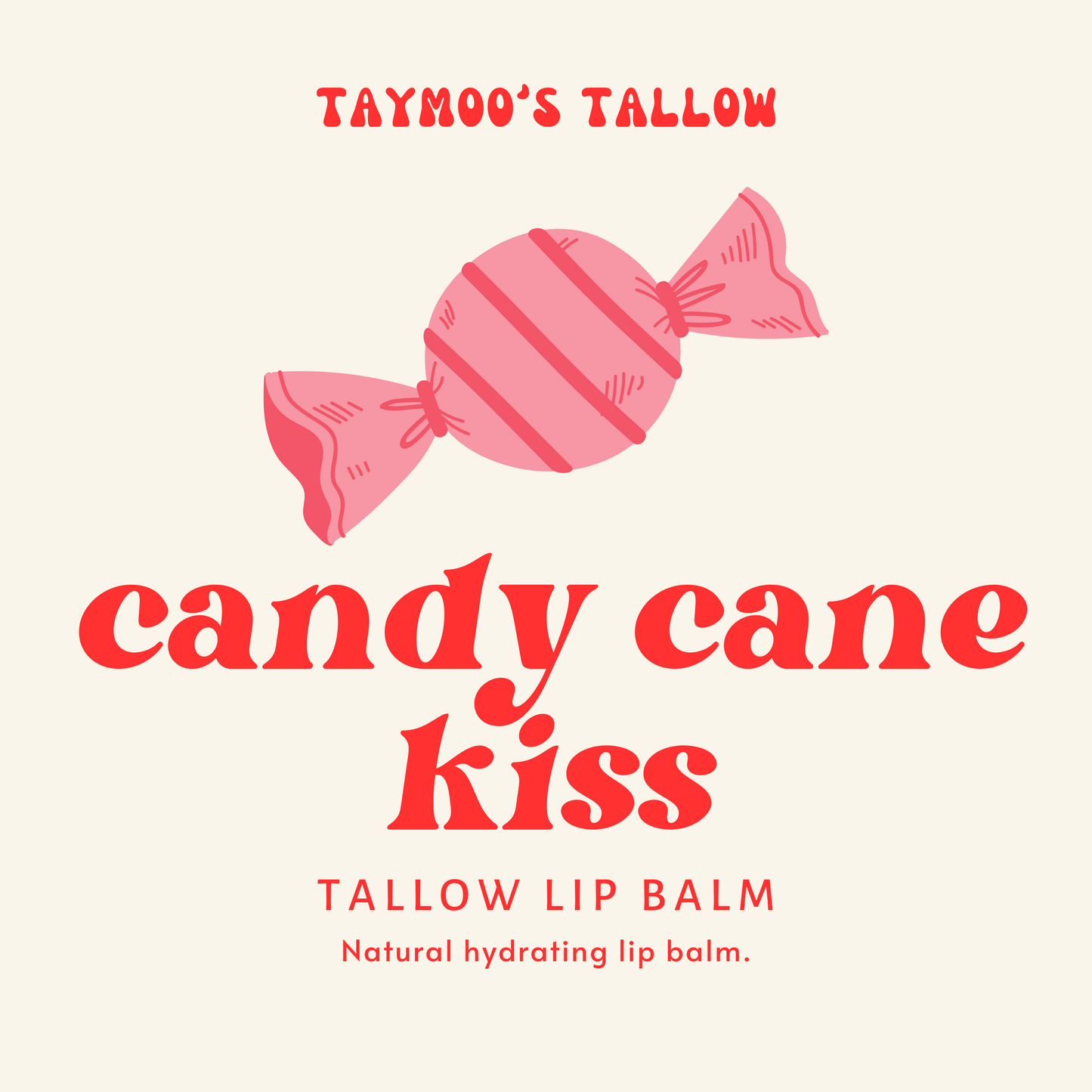 Candy Cane Kiss Lip Balm