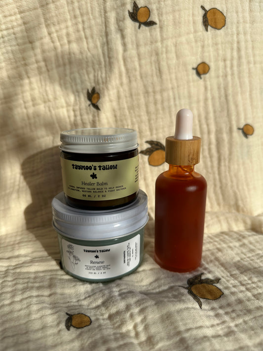 Renewal Ritual Set (for acne-prone, sensitive, or inflamed skin needing balance)